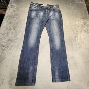 U-TURN Innovation‎ Jeans Jeans Womens 31 Blue Medium Wash Straight Denim Pockets